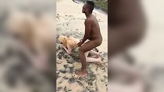 AUNTY SEX VIDEO KANNADA - threesome on the beach  | XXX and XXXXX - Desi Blue film, Indian Sex Hindi BF porn