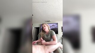 Ballbusting My Step Bro with POV Fuck