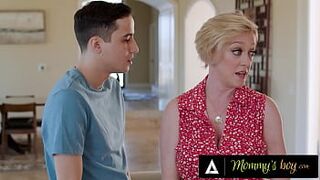 MOMMY'_S BOY - Pervert Busty MILF Dee Williams Lets Her Stepson Hard Fuck Her To Boost His Confidence