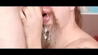 Cum on tongue