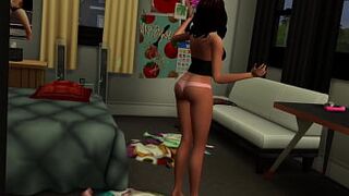 Alone in her room - Sims 4 Porn Video