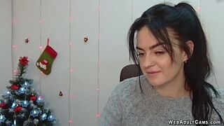 XXXXXXXXXX | Brunette amateur Ukrainian babe webcam solo