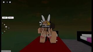 XXXXXXXXXX - Blonde roblox bunny girl gets fucked by BBC