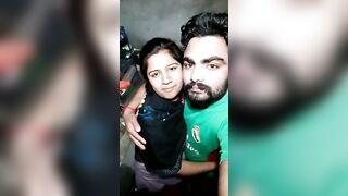 Cute Punjabi Couple Kissing