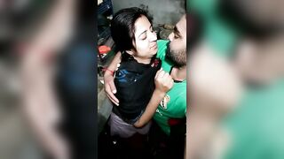 Cute Punjabi Couple Kissing