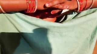 Horny Village Aunty Masturbate With Candle In Night | desi xxx