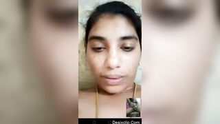 Bhabhi is on video call with husband, masturbating and bagging for dick super horny - desi xxx