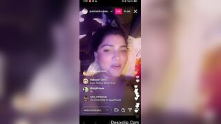 Jasmine Chouhan Topless Show on Insta Live Part 1 - desi xxx