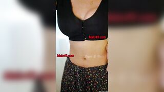 reshmi r nair Nude in black Saree - Indianporngirl desi xxx