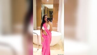 Hottness in sexy pink bikini saree lust | Desi x clips desisins desi xxx