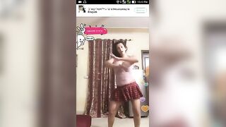 Suma Schoolgirl ,Mini Skirt and See through Top dance, Bra slip and Navel show - desivdo desi sex mms desi xxx