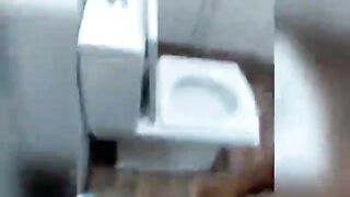 Busty girl friend shy in toilet - desi x clip  desi xxx