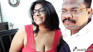 Bespectacled husband and wife showed boob sucking show video to fans - XXX Hindi BF Videos XXXXX sex video - Indian Porn videos, Desi Blue Films, XXX Mms Clips