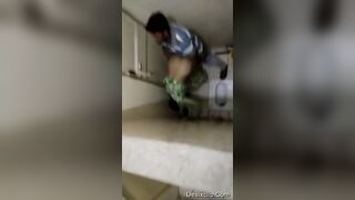 Desi Couple Caught Fucking in Toilet