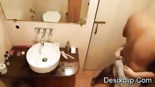 devar bhabhi sex in bathroom while hubby is with friend downstairs - desixclip nude bhabhi desi xxx